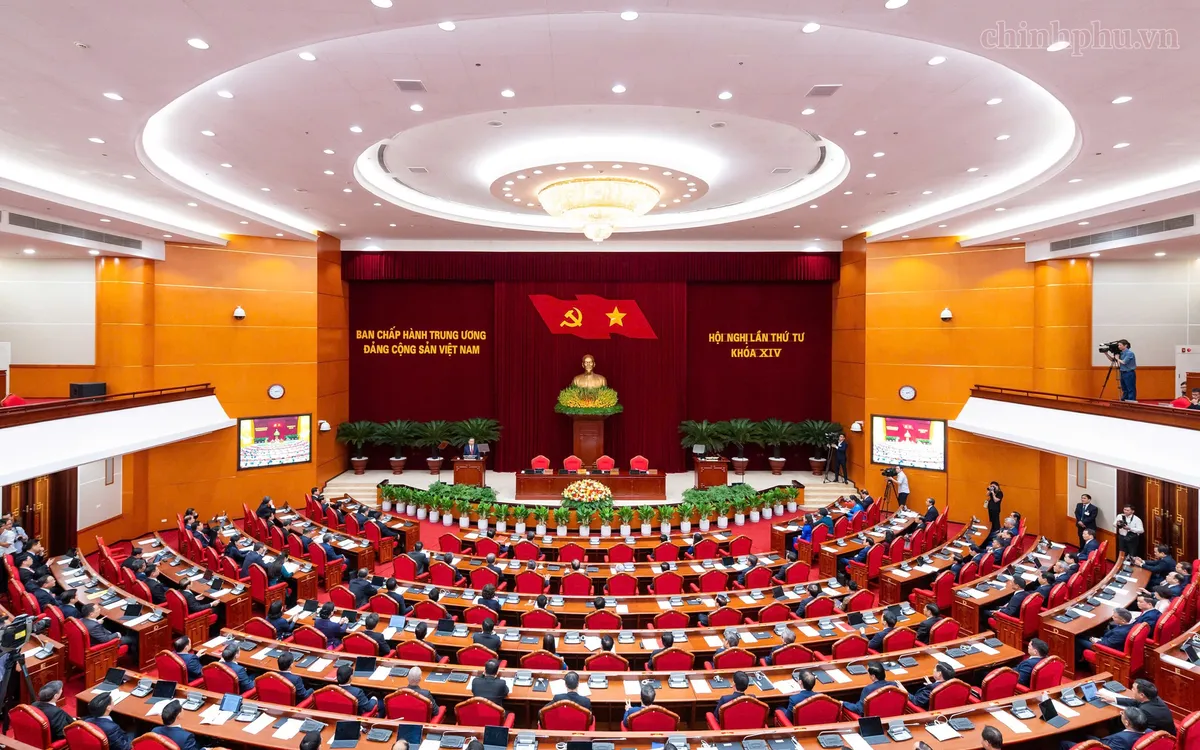 Bế mạc Hội nghị Trung ương lần thứ tư Ban Chấp hành Trung ương Đảng khóa XIV
